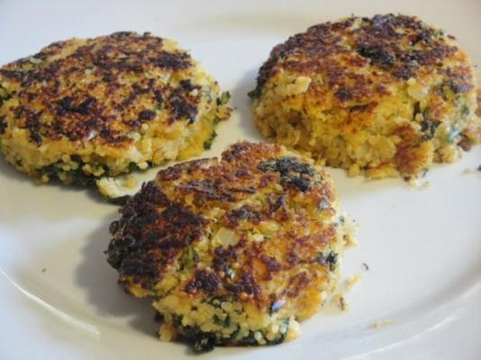 Bolinhos fritos de quinoa