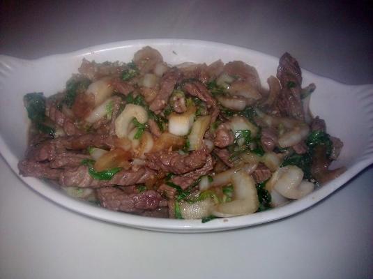 carne e bok choy