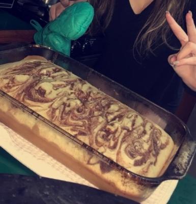 bolo de rolo de canela