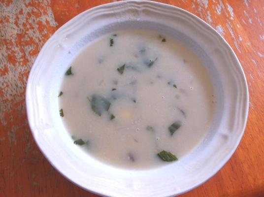 sopa de milho tailandês