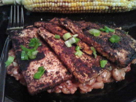 tofu enegrecido