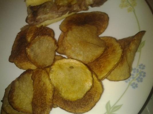 chips de batata doce de churrasco