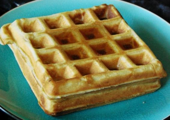 waffles de manteiga de amendoim