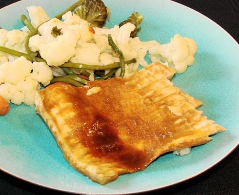 salmão vidrado simples