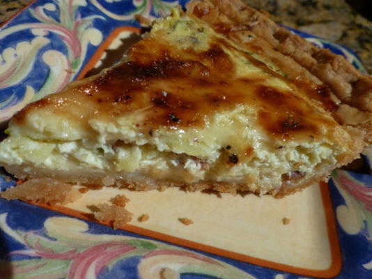 abobrinha francesa (abobrinha) quiche