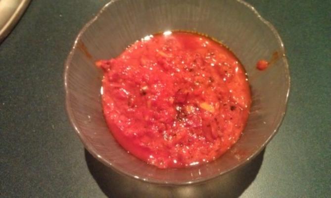 massa de pimentao (pasta paprica vermelha)