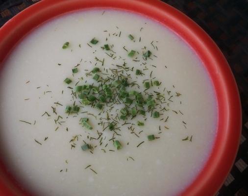 creme de sopa de couve-flor (creme du barry)