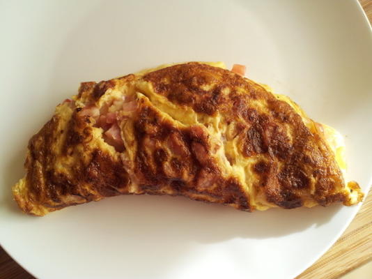omelete bacon-tomate-gruyere