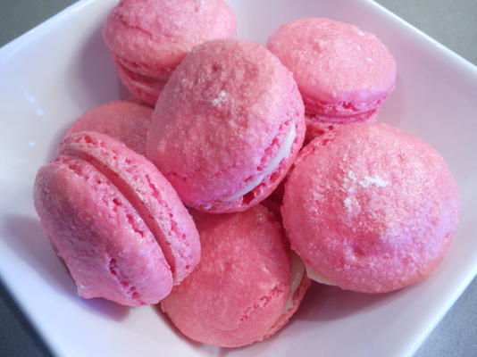 macaroons rosa francês