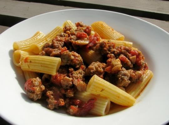 rigatoni alla burrina