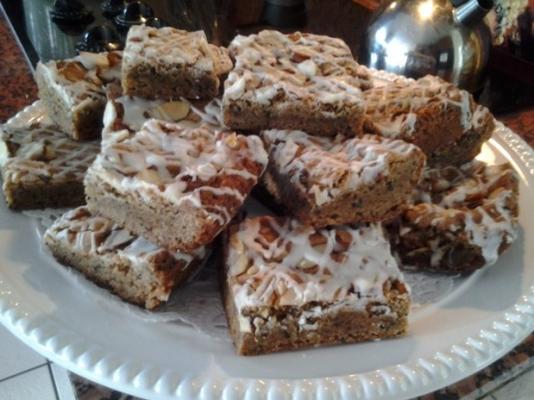 bares de café irlandês - mastigável deliciosa blondies