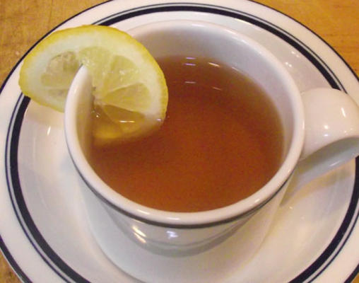 chá de limão e menta