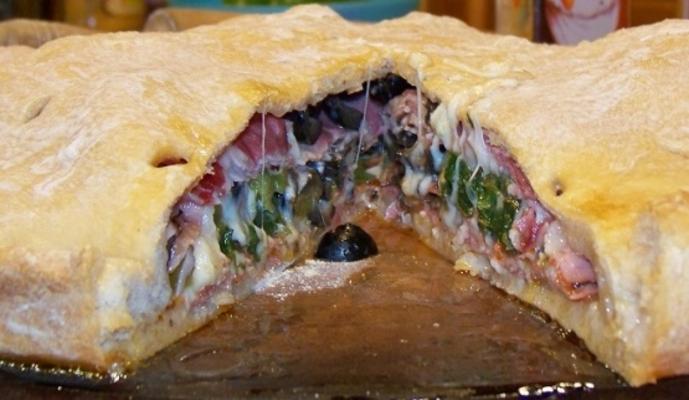 stromboli monstro - estilo pizza recheado