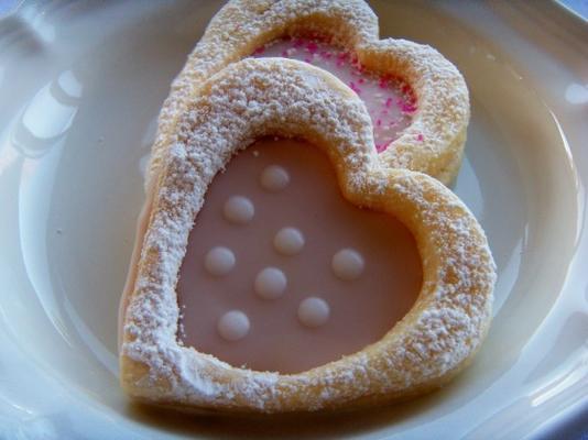 biscoitos de baixo teor de gordura dos namorados