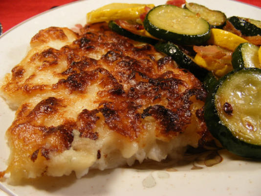 filete de sola cozer com queijo