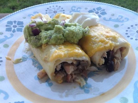 enchiladas de frango chilie verde