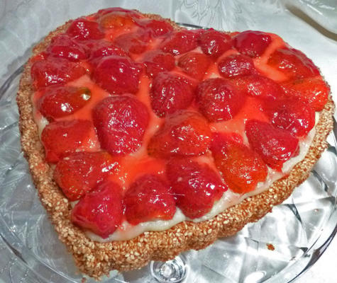 torta de morango - cuor di fragola