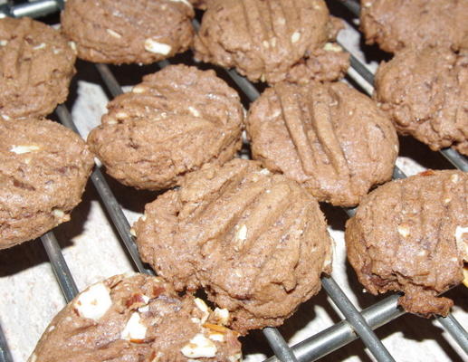 bolinhos de chocolate e amêndoa