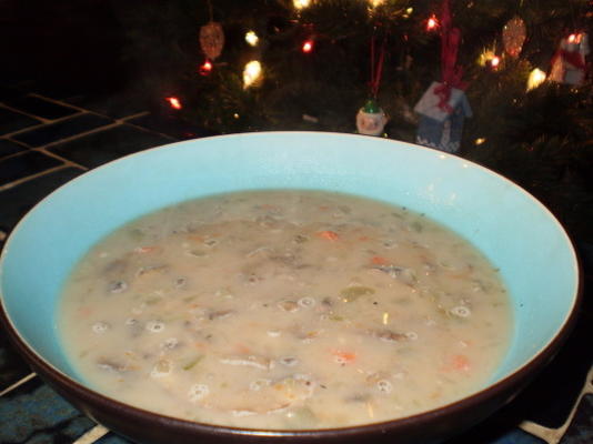 sopa de cogumelos ww com baixo teor de gordura