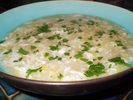 sopa de milho de frango chinês baixa cal