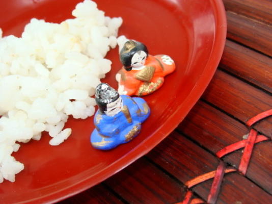 arroz branco japonês simples