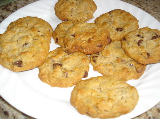 biscoitos com gotas de chocolate estilo Chicago