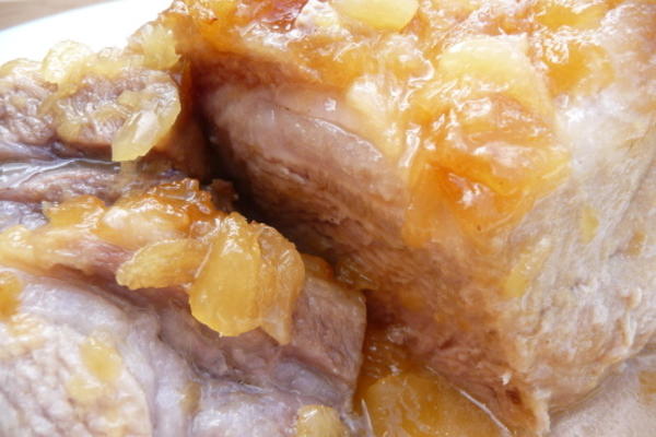 abacaxi de porco assado (microondas-convecção)