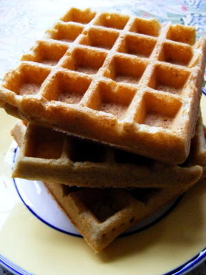 waffles de broa de milho