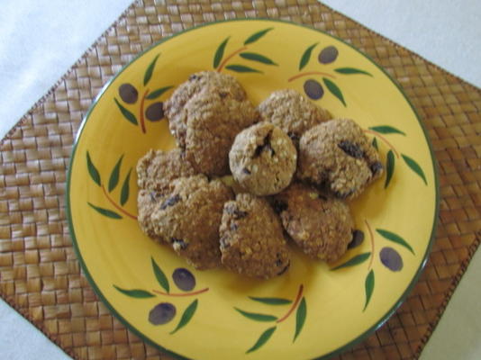 biscoitos de passa de aveia mais saudáveis