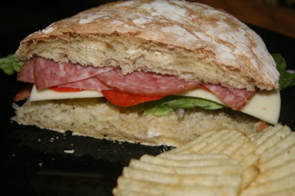 sanduíche italiano picante como metrô