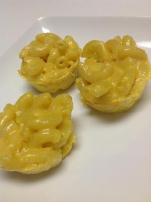 mordidas de macarrão com queijo