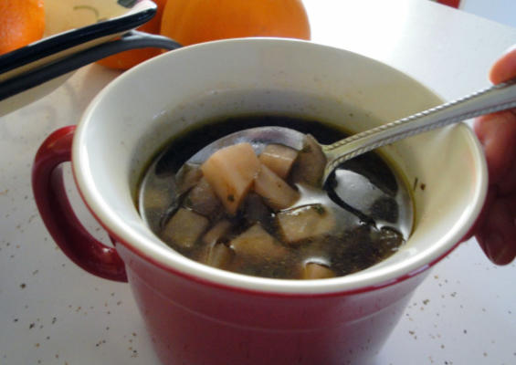 estoque de carne com porto e legumes