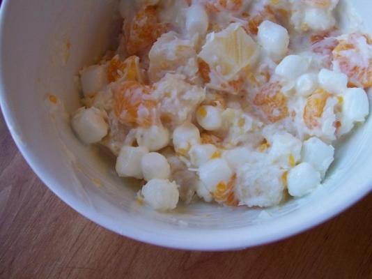 salada de ambrosia de iogurte