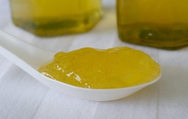 geléia de pêra de camomila