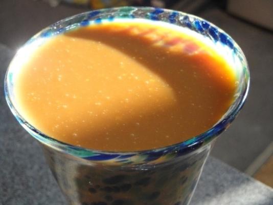 fondue de rum de caramelo do colorado mel