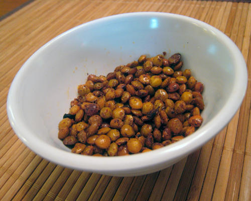 munchies de lentilha cozida