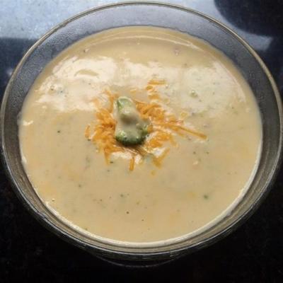 creme de queijo fácil de sopa de brócolis