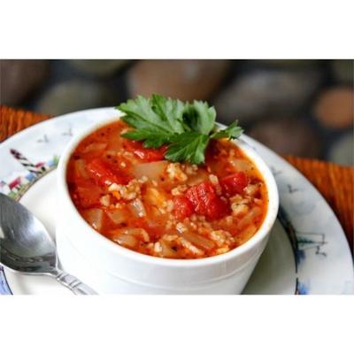 sopa de aveia e tomate