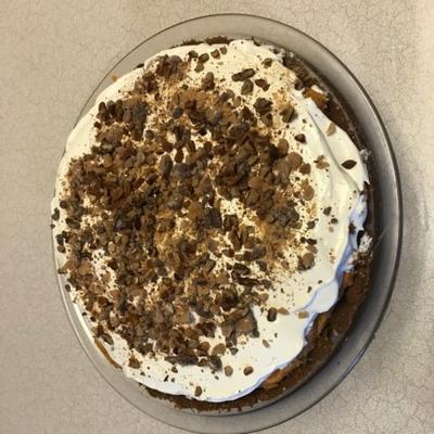 torta de creme de caramelo de abóbora
