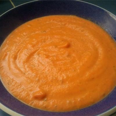 sopa de cenoura fácil