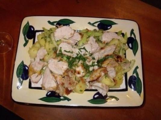 piccata de salada de frango