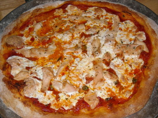 pizza de frango toscano