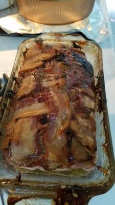 rolo de carne envolto em bacon (disco de wolfgang)
