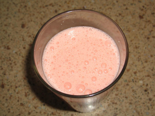 smoothie cítrico de framboesa da acadia