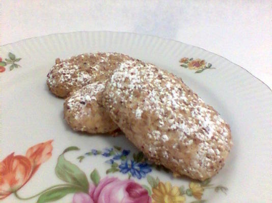 biscoitos de pecan log