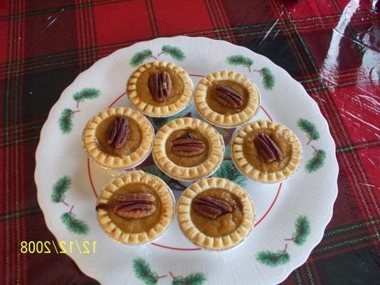 tortas de caramelo de abóbora petite