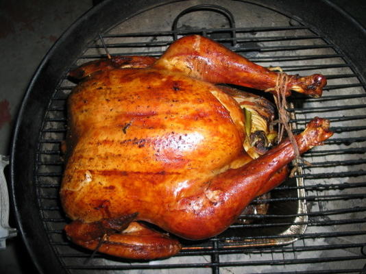 brined, erva grelhado de peru