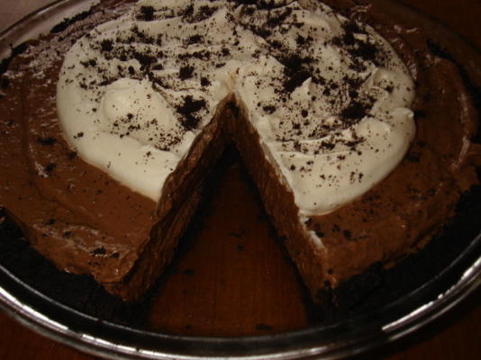 torta de mousse de chocolate sonhador