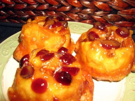 coroas de cranberry laranja-vitrificada