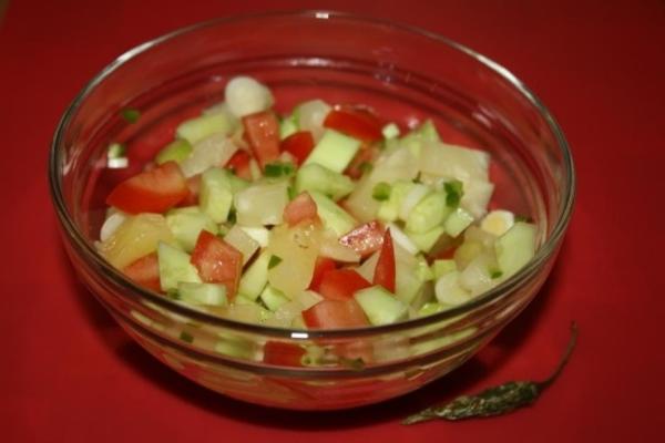 salsa de abacaxi-jalapeno